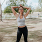 Jazz Halter Top - Heathered Gray - Senita Athletics