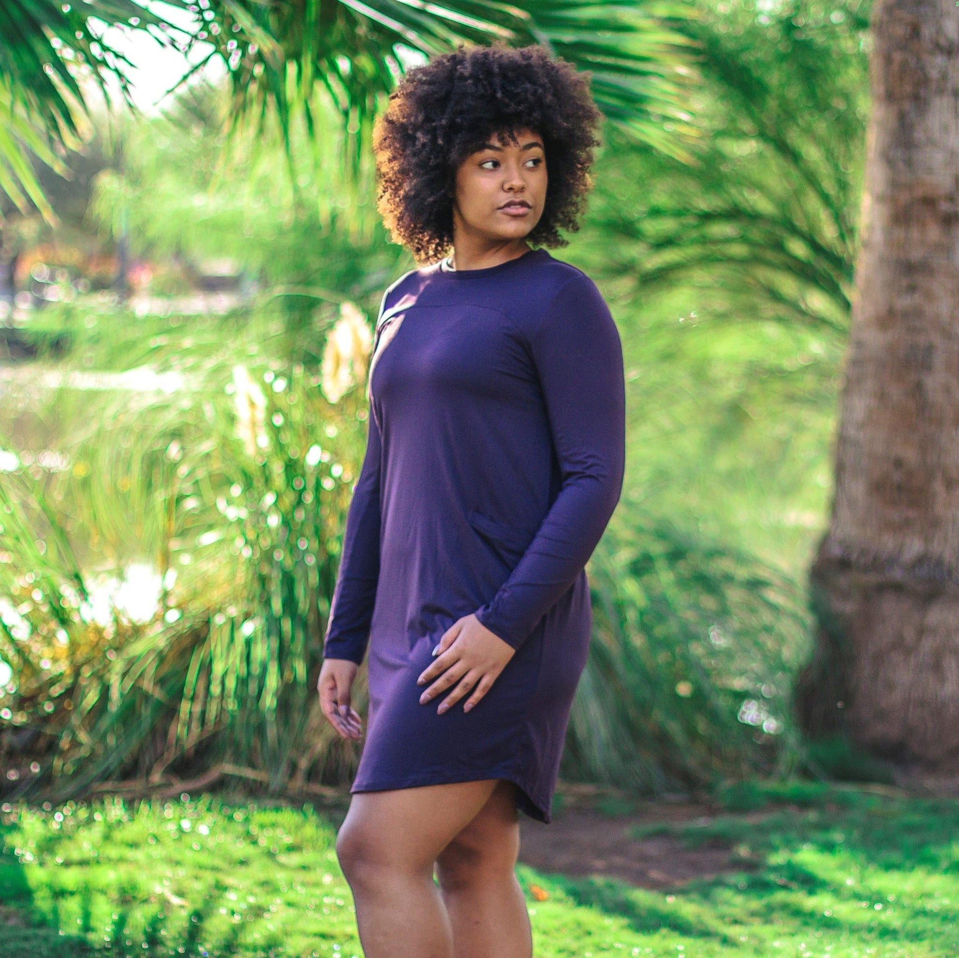Laurel Dress - Eggplant - Senita Athletics