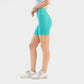 Lux High Waisted Rio Shorts (7 in. inseam) - Teal - FINAL SALE