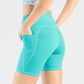 Lux High Waisted Rio Shorts (7 in. inseam) - Teal - FINAL SALE