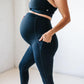 Lux Maternity Pants - Navy - Senita Athletics