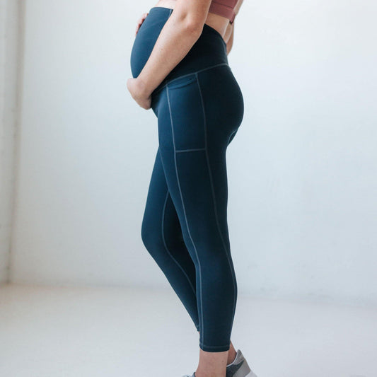 Mamacita Maternity Capris - Navy - Senita Athletics