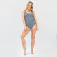 Maternity One Piece - Black Houndstooth - FINAL SALE