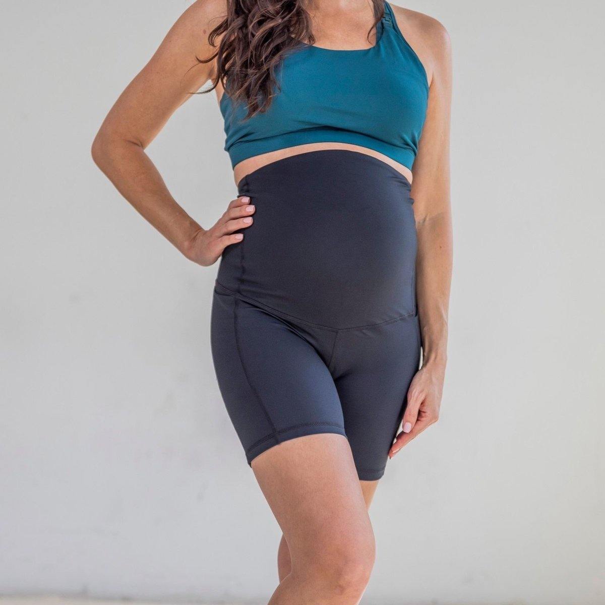 Maternity Rio Shorts (5 in. inseam) - Black – Senita Athletics