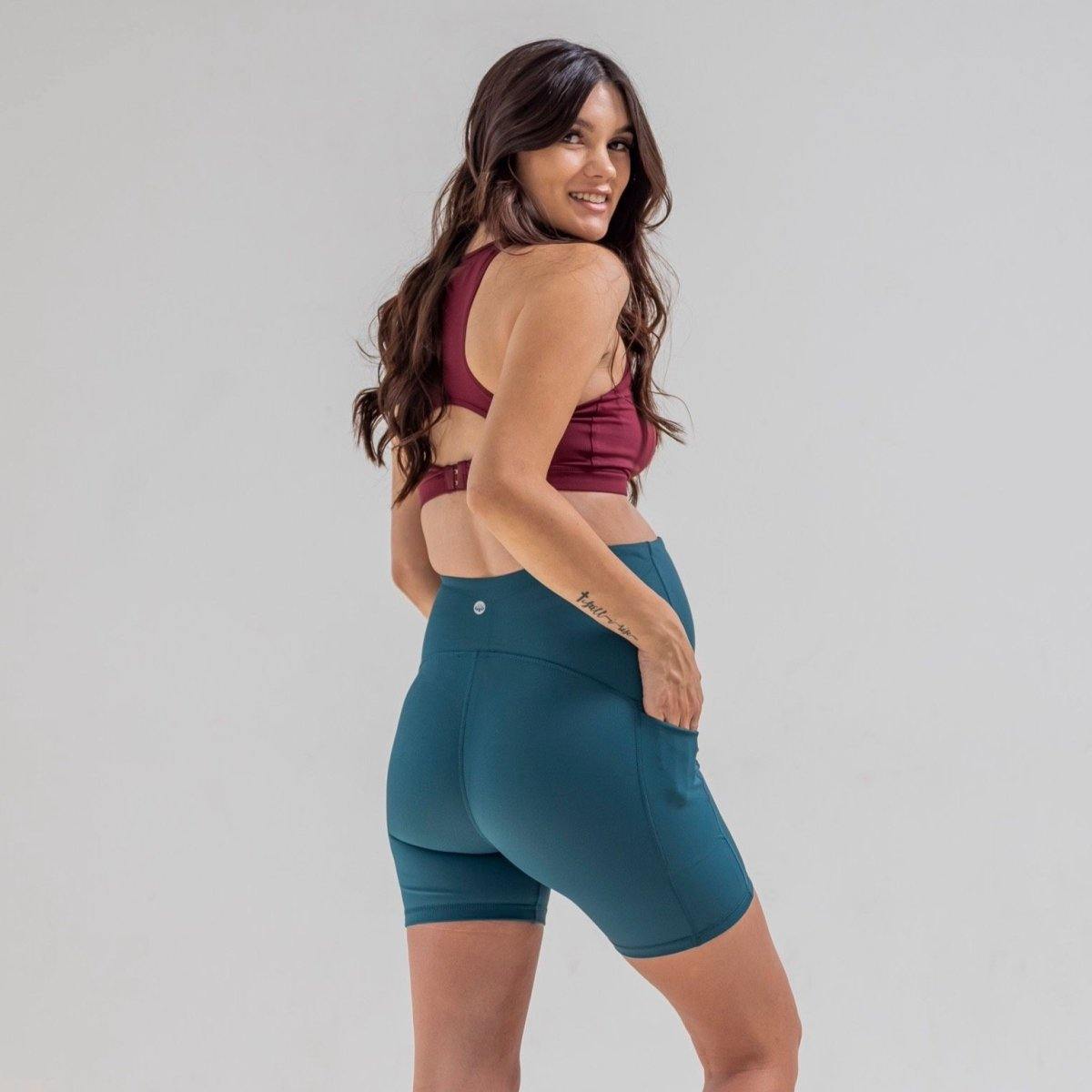 Maternity Rio Shorts (5 in. inseam) - Pacific – Senita Athletics