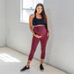 Maternity Skin Capris - Mulberry - Senita Athletics