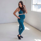 Maternity Skin Pants - Pacific - Senita Athletics