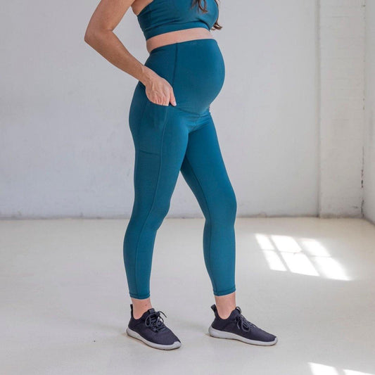 Maternity Skin Pants - Pacific - Senita Athletics