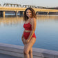 Mia Bikini Top - Cherry - Senita Athletics