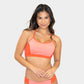 Mia Bikini Top - Coral & Poppy - FINAL SALE