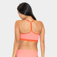 Mia Bikini Top - Coral & Poppy - FINAL SALE