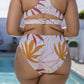 Mid Rise Swim Bottoms - Sunbleached Palms - Senita Athletics