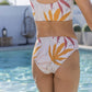 Mid Rise Swim Bottoms - Sunbleached Palms - Senita Athletics