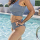 Mirage Bikini Bottoms - Ponderosa Stripe - Senita Athletics