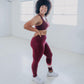 New Wave Leggings - Mulberry - Senita Athletics