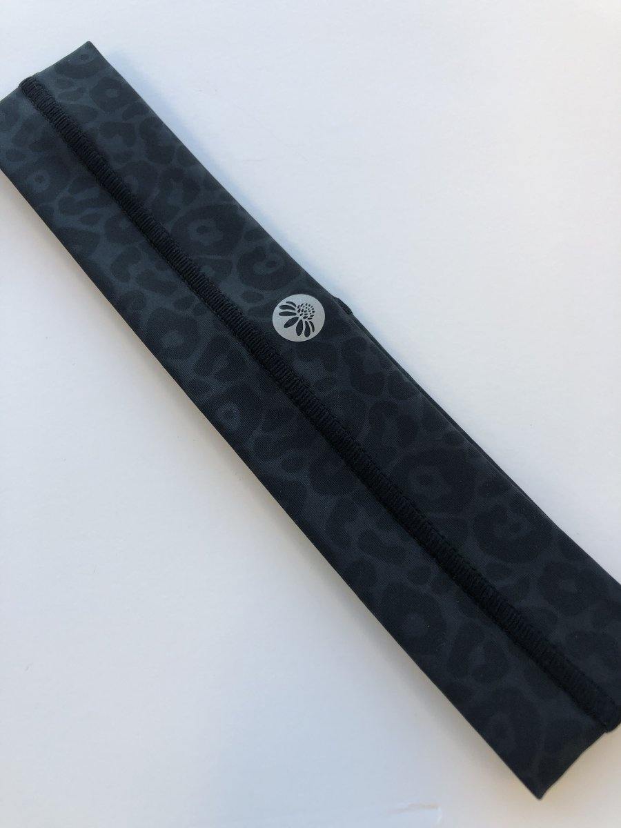 No-Slip Headband - Black Leopard - Senita Athletics