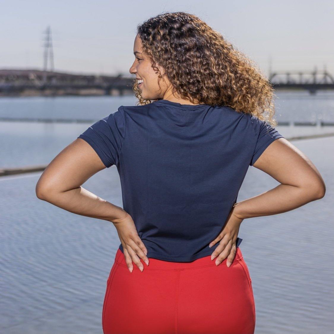 Pocket Tee - Navy - Senita Athletics