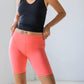 Pocketless Biker Shorts (8 in. inseam) - Coral - Senita Athletics