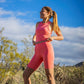Pocketless Biker Shorts (8 in. inseam) - Coral - Senita Athletics