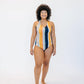 Queen Creek One Piece - Honey Stripe - Senita Athletics