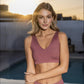 Ribbed Havasu Bikini Top - Marsala *PRE-SALE* - Senita Athletics