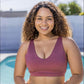 Ribbed Havasu Bikini Top - Marsala *PRE-SALE* - Senita Athletics