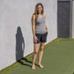 Ribbed Lounge Tank - Heathered Gray - Senita Athletics