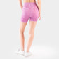 Ribbed Seamless Shorts - Snow Wash Fuchsia