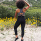 Ribbed Shakti 7/8 Capris - Black - Senita Athletics
