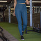 Ribbed Shakti Pants - Pacific - Senita Athletics