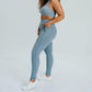 Ribbed Shakti Pants - Steel Blue - Senita Athletics