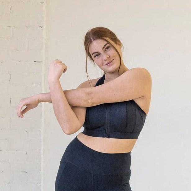 Run Free High Impact Bra - Black - Senita Athletics