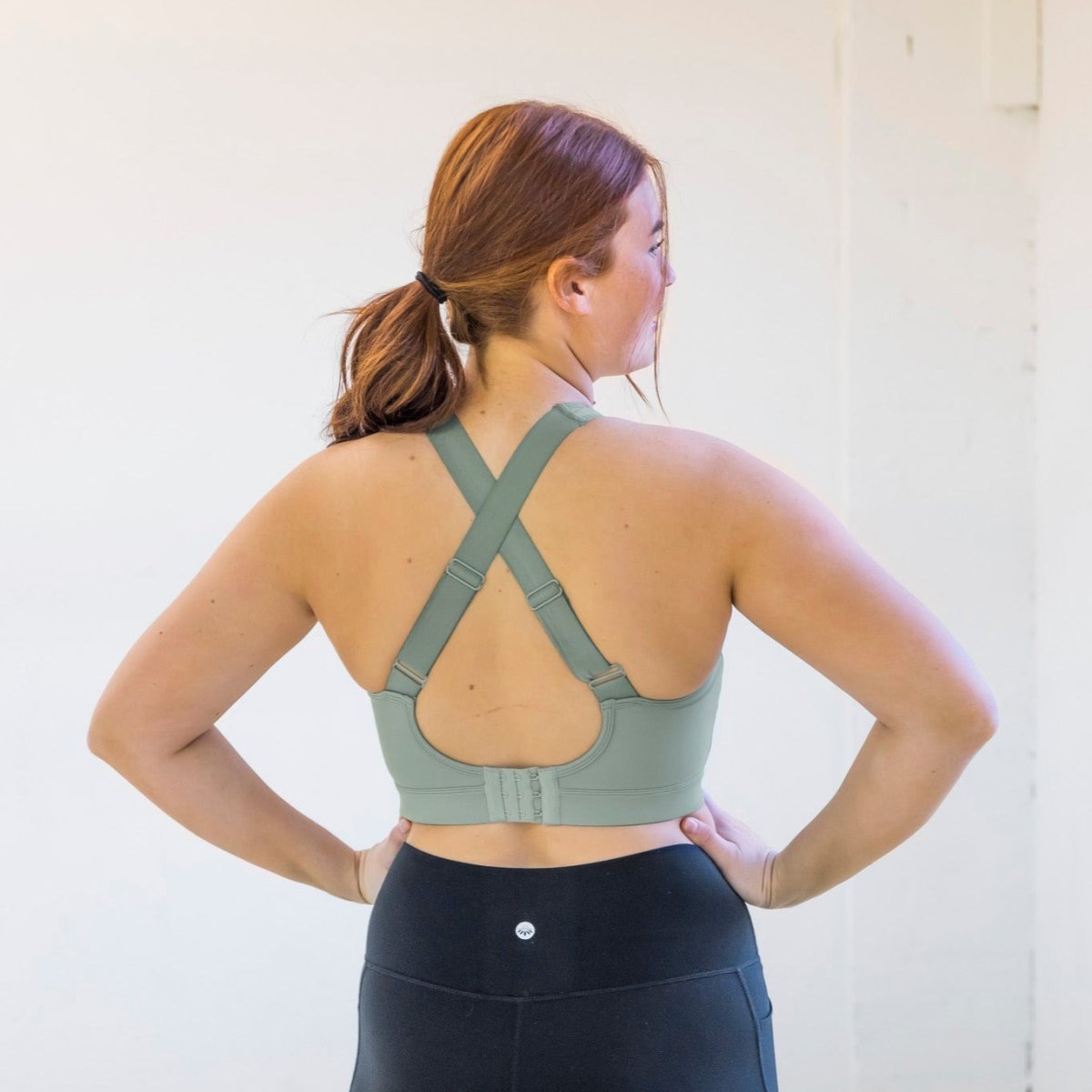 Run Free High Impact Bra - Sage - Senita Athletics