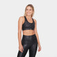Sarah Sports Bra - Black Snake