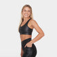 Sarah Sports Bra - Black Snake