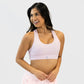 Lux Sarah Sports Bra - Pink Lemonade Houndstooth