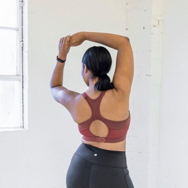 Sculpt Support Bra - Marsala - Senita Athletics