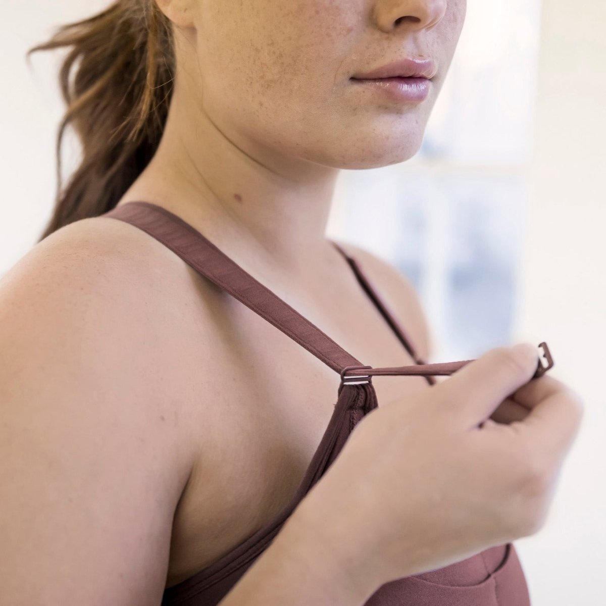 Sculpt Support Bra - Marsala - Senita Athletics