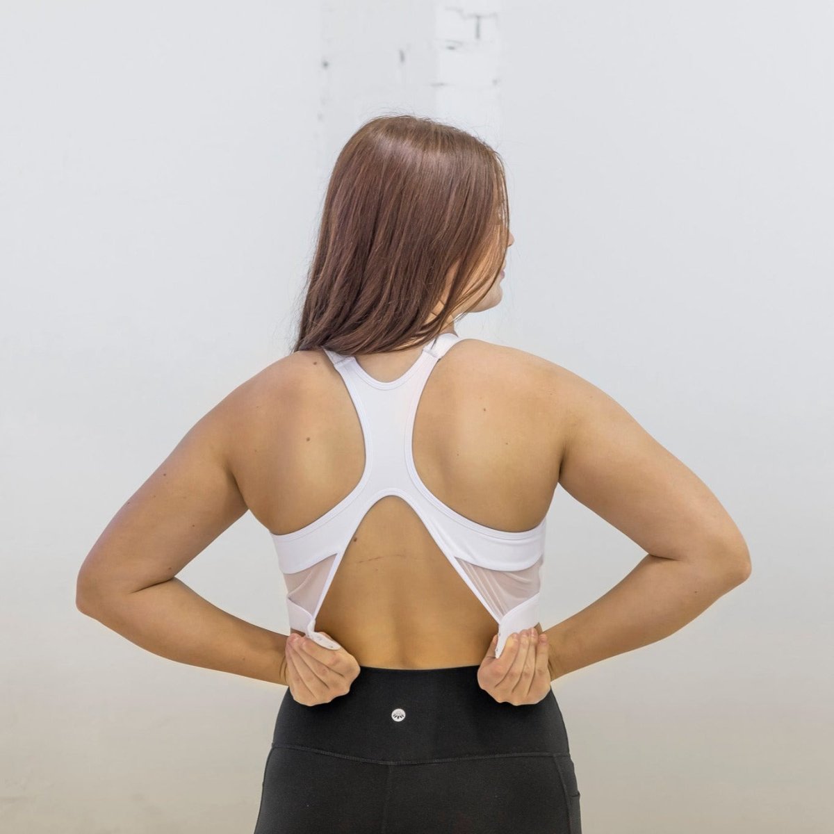 Sculpt Support Bra - White - Senita Athletics