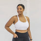 Sculpt Support Bra - White - Senita Athletics