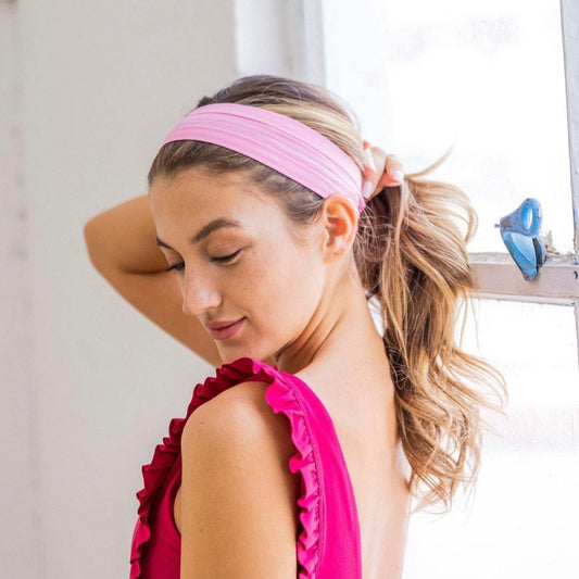 Seamless Headband - Bubblegum - Senita Athletics