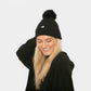 Senita Pom Beanie - Black