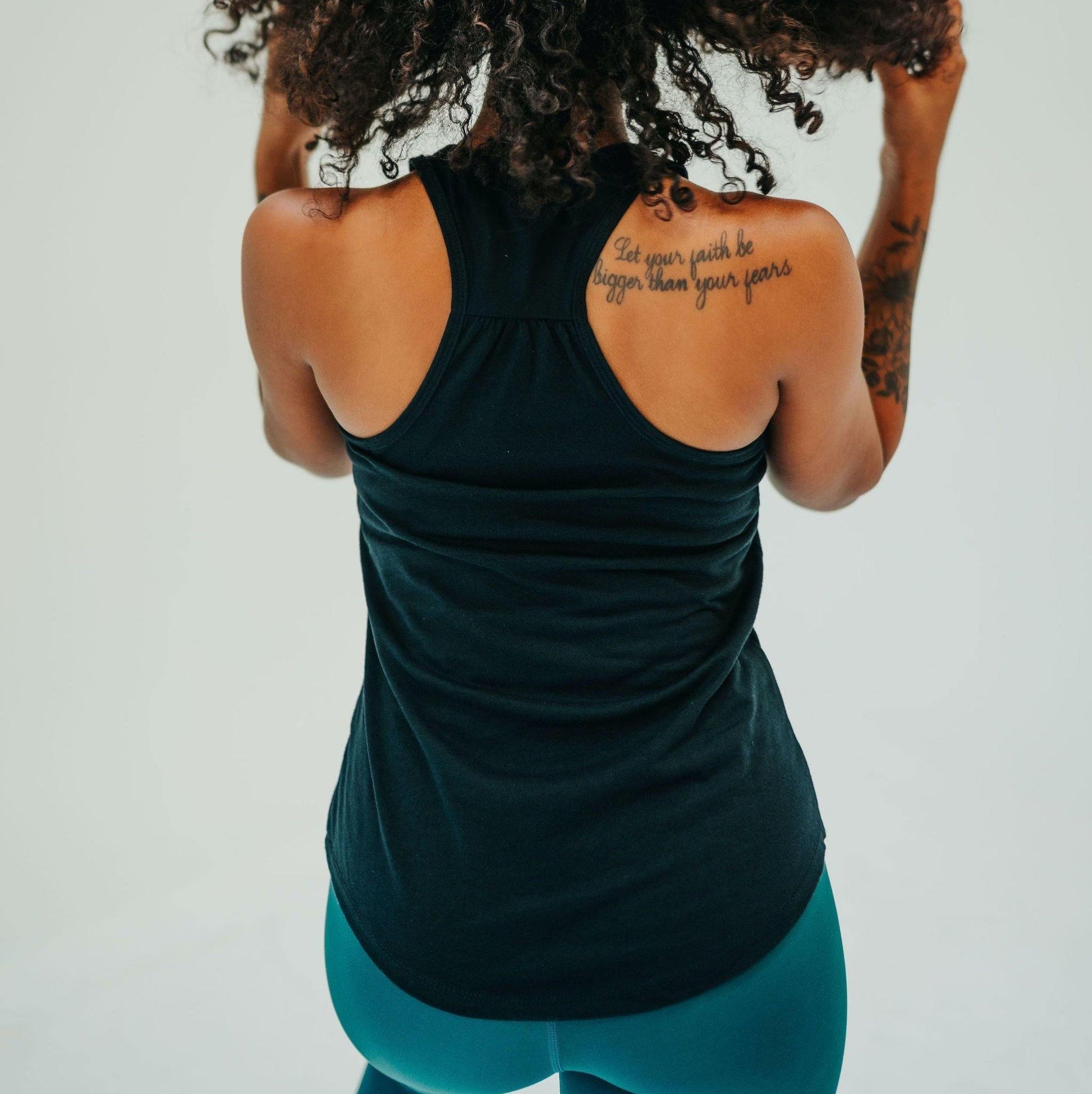 Senita Racerback Tank Top - Black - Senita Athletics