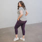 Shakti 7/8 Capris - Zig Zag Eggplant - Senita Athletics
