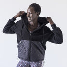 Shelby Sherpa Jacket - Black - Senita Athletics