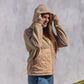 Shelby Sherpa Jacket - Latte - Senita Athletics