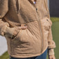 Shelby Sherpa Jacket - Latte - Senita Athletics