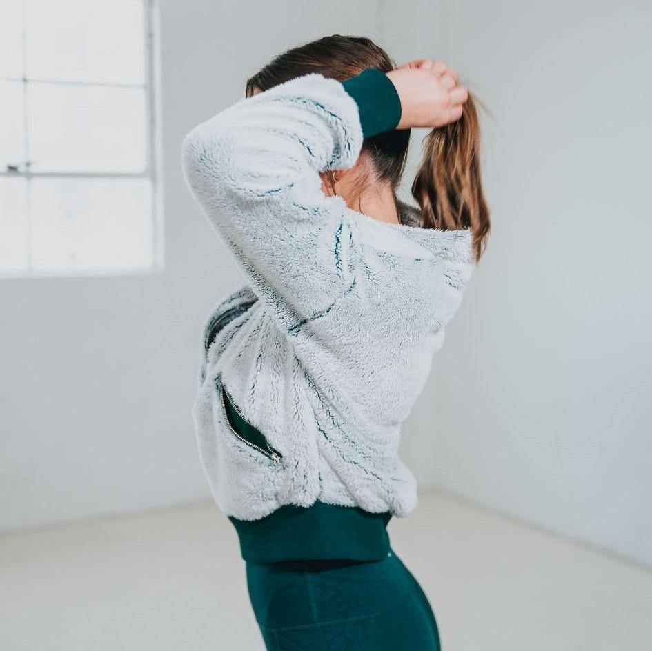 Sherpa Bomber Jacket - Ponderosa - Senita Athletics