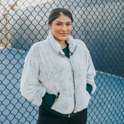 Sherpa Bomber Jacket - Ponderosa - Senita Athletics