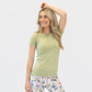 Short Sleeve Seamless Tee - Bamboo